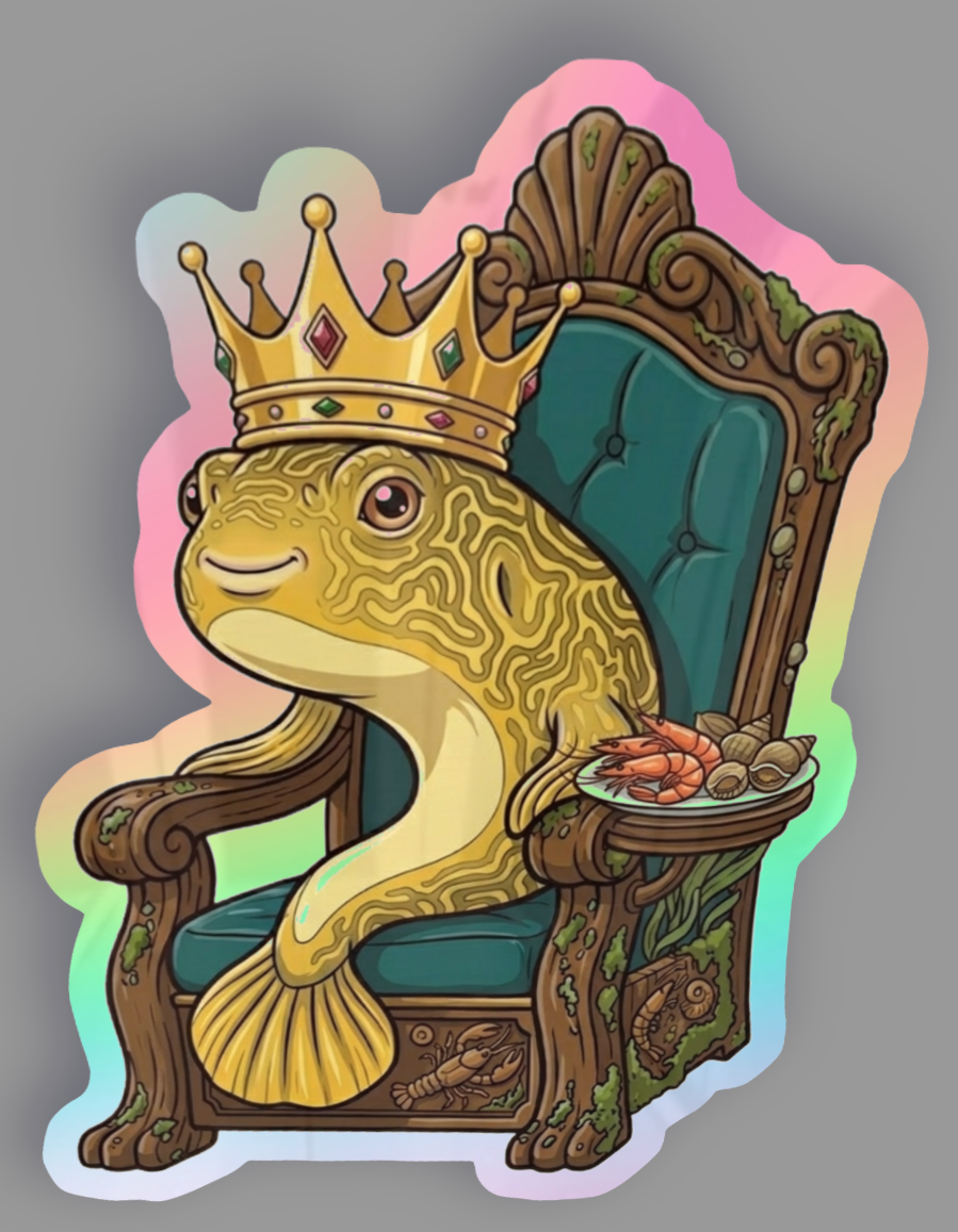 Holographic King Jabba Sticker - 3 Pack